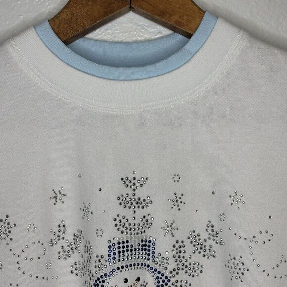 Decorated Originals Womens Long Sleeve Crewneck Snowman Christmas Sweatshirt S - Picture 3 of 6